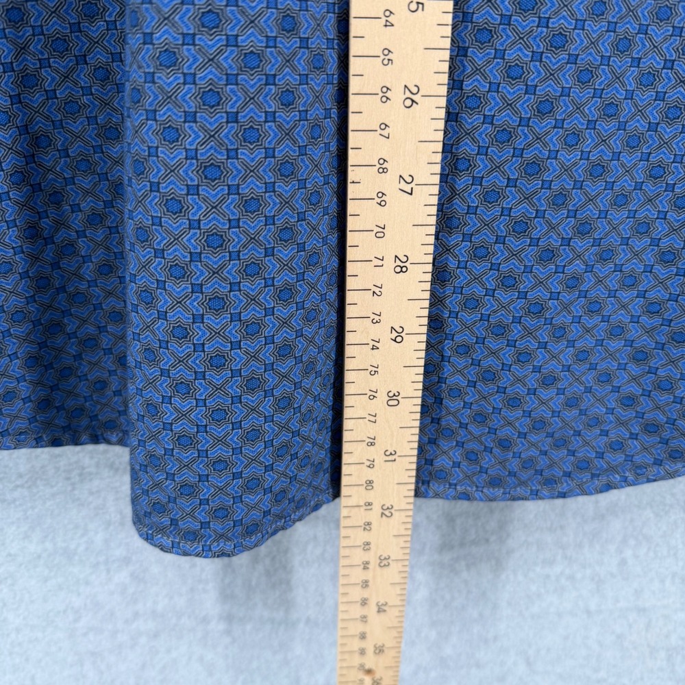 Rafter C Cowboy Collection Mens Blue Geometric Pearl Snap Western RC1810714R - Picture 12 of 12
